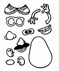 Image result for Mr Potato Head Face Template