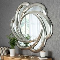 Image result for Silver Framed Wall Mirrors