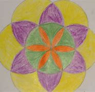 Image result for Symmetrical Flower Drawing