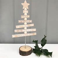 Image result for Decorated Wooden Christmas Trees