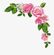 Image result for Black and White Rose Border Clip Art Free