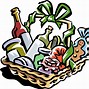 Image result for Christmas Food Stuff Hamper Clip Art