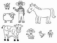 Image result for Farm Animal Coloring Pages