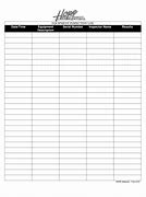 Image result for Recall Log Sheet