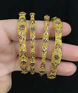 Image result for Solid Gold Bangles Women