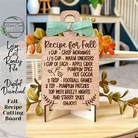 Image result for Fall Cutting Board SVG