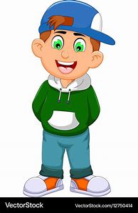 Image result for Cartoon Boy Standing Up