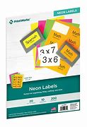 Image result for Neon Folder Labels