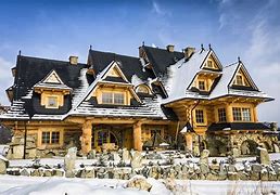 Image result for Log Cabin Mansion Homes