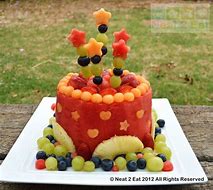 Image result for Fruit Birthday Cake