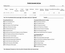 Image result for Generator Log Sheet