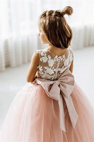 Image result for Dusty Rose Flower Girl Dress