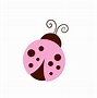 Image result for Cute Pink Ladybug Clip Art