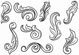 Image result for Scroll Work Vector