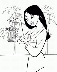 Image result for Mulan Coloring Pages to Print