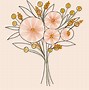 Image result for Flower Elegant Bouquet Drawing Easy