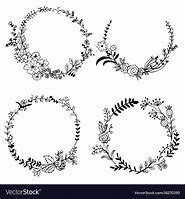 Image result for Floral Wreath Vector Free