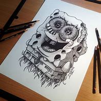 Image result for How to Draw a Cool Spongebob