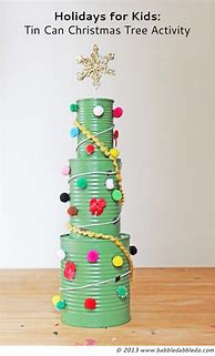 Image result for Tin Can Christmas Tree