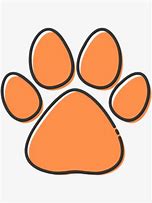 Image result for Yellow and Orange Dog Paw Stickers