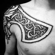 Image result for Tribal Axe Tattoo