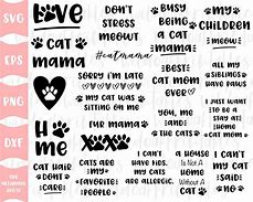 Image result for Funny Cat Sayings SVG