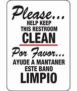 Image result for Keep Shop Clean Sign