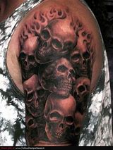 Image result for Skull Arm Tattoos