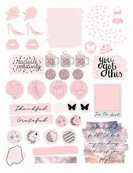 Image result for Pink Journal Stickers