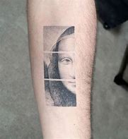 Image result for Mona Lisa Urban Art Tattoo Stencil