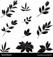 Image result for Leaves Silhouette Vector