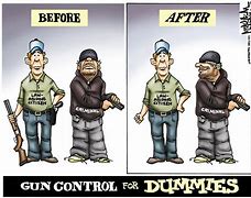 Image result for Anti Gun Control Cartoons