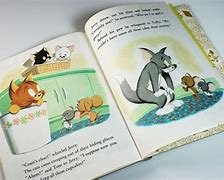 Image result for Tom and Jerry Reading an Open Book