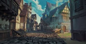 Image result for Stylized Medieval Town