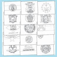 Image result for State Flags Coloring Pages