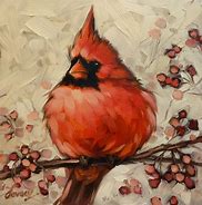 Image result for Cardinal Bird Artwork