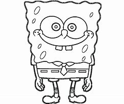 Image result for Spongebob Face Coloring Page