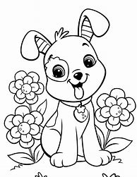 Image result for Cute Puppy Dog Coloring Pages