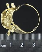 Image result for Gold Skull and Crossbones Ring and Flag