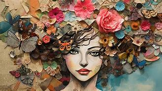 Image result for Group Paper Collage Abstract