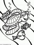 Image result for Nemo Sea Turtle Coloring Pages