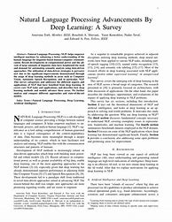 Image result for Natural Language Processing Research Papers