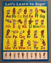 Image result for Free Sign Language Flash Cards