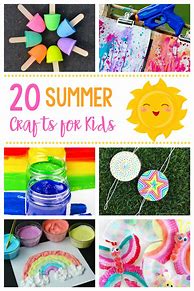 Image result for Summer Time Crafts for Kids