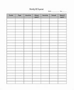 Image result for Bill Management Template