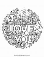 Image result for Mandala Coloring Pages with Quotes Love