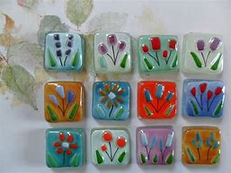 Image result for Fused Glass Tiles