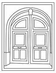 Image result for Door for Colouring