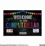 Image result for Computer Lab Sign