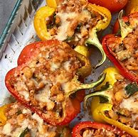 Image result for Vegetarian Stuffed Peppers